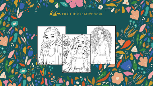 Hey Girl Hey! Kalm for the Creative Soul Coloring Book